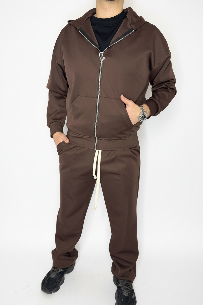 Tuta marrone professionale