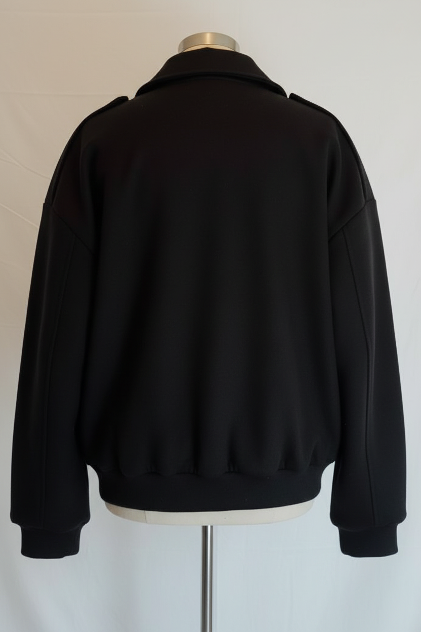 Giacca Bomber Nero Classico Premium